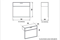 Susia Sideboard 90 cm