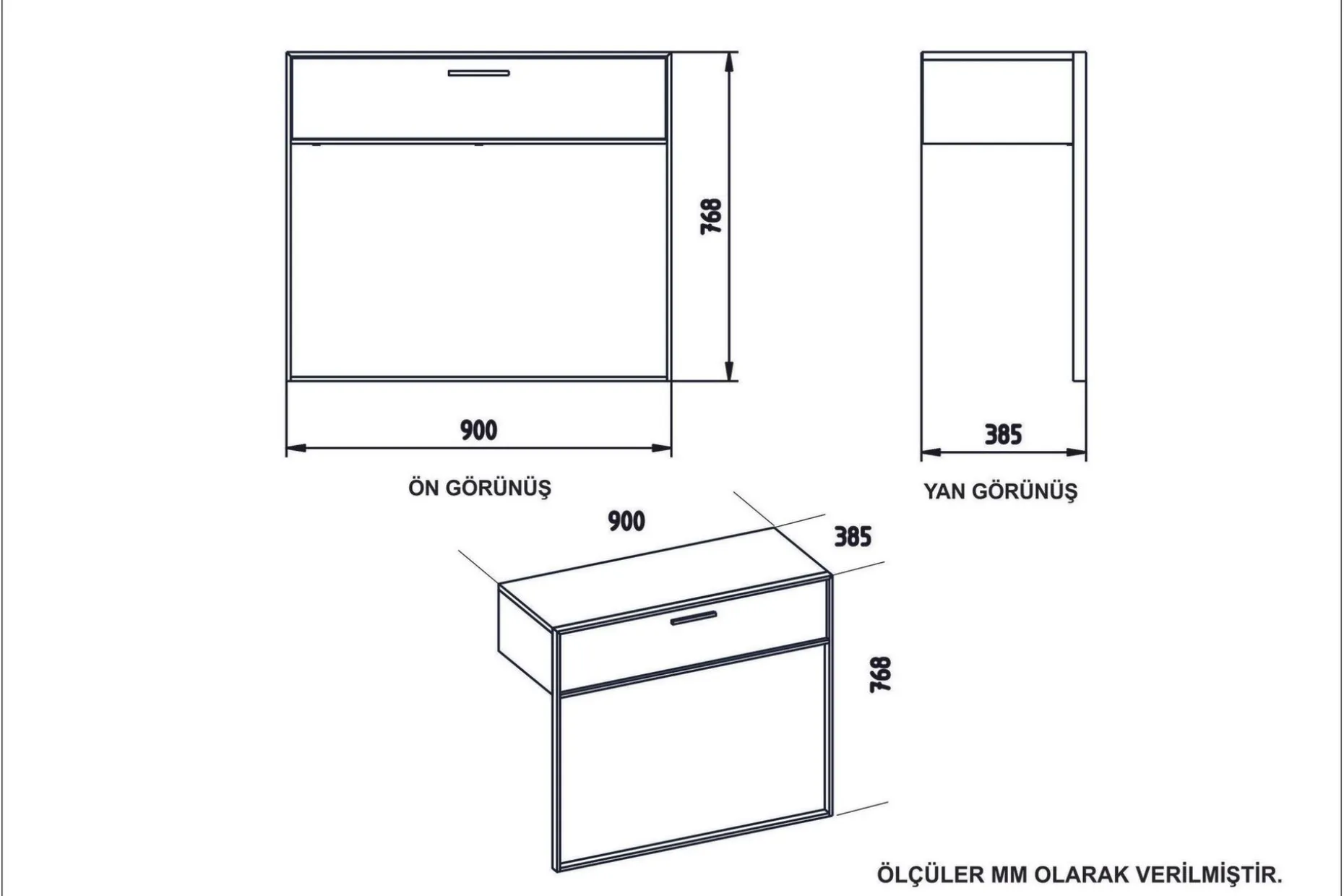 Susia Sideboard 90 cm