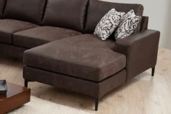 Svanabyn Sofa m. Divan og Sjeselong 4-seter