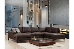 Svanabyn Sofa m. Divan og Sjeselong 4-seter