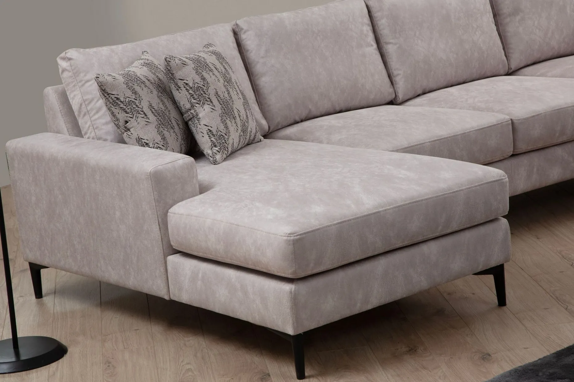 Svanabyn Sofa m. Divan og Sjeselong 4-seter
