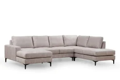 Svanabyn Sofa m. Divan og Sjeselong 4-seter