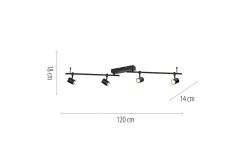 Taklampe Barik