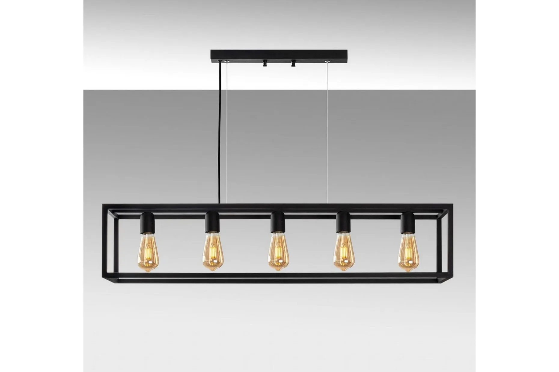 Taklampe Orika Horisontal Svart