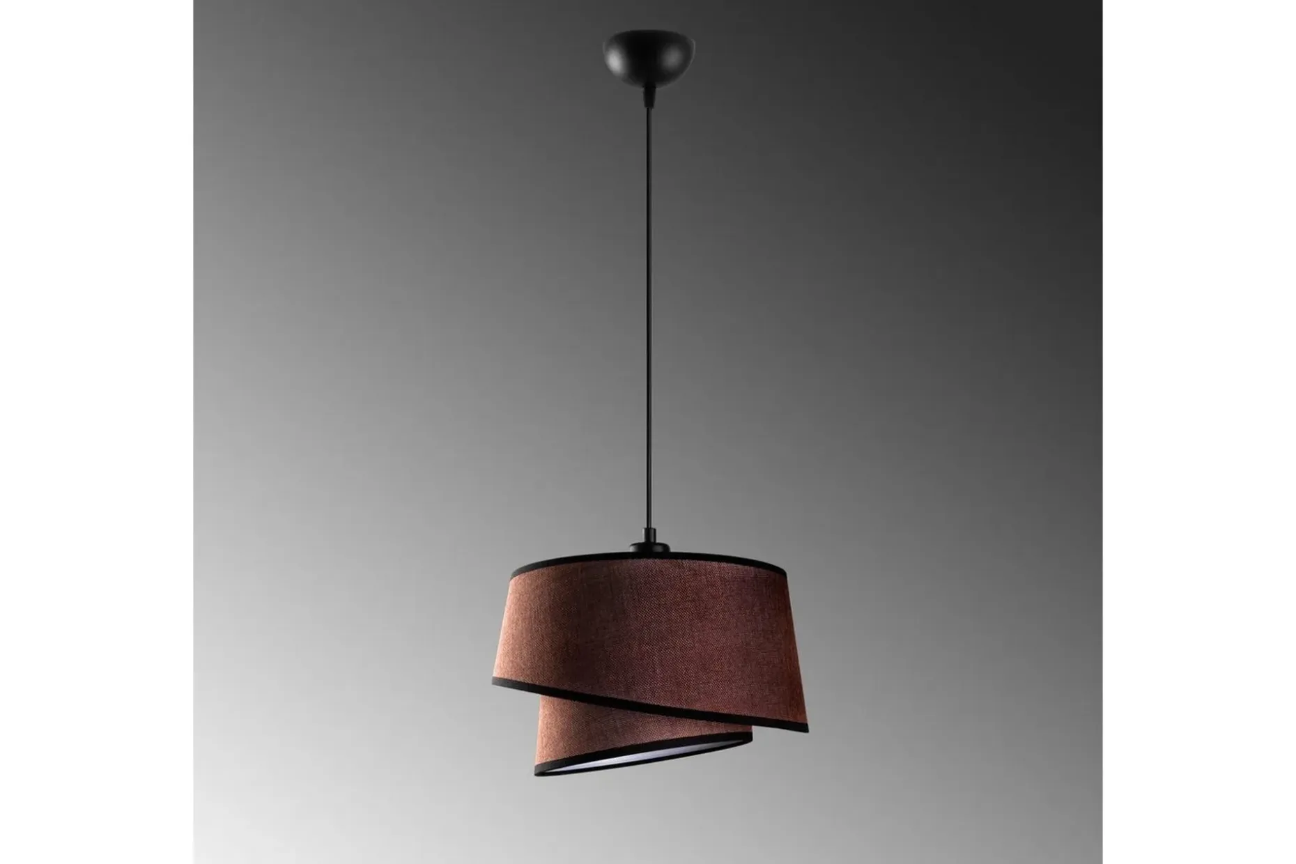 Taklampe Scene Mørk brun