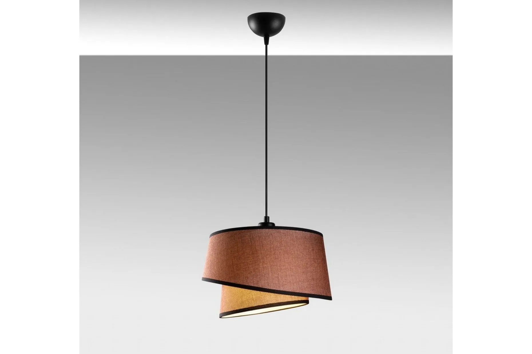 Taklampe Scene Mørk brun