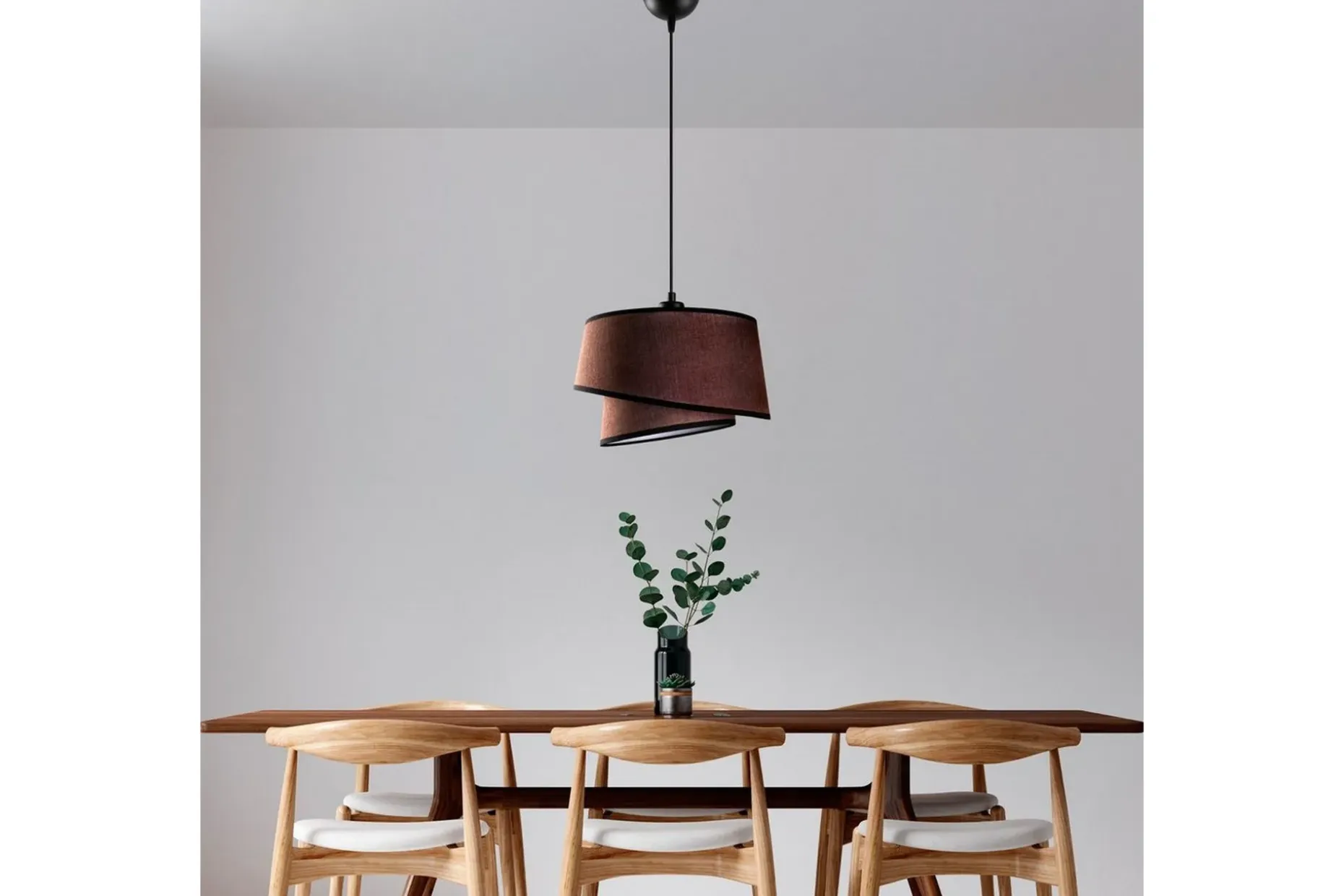 Taklampe Scene Mørk brun