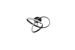 Taklampe TRIO Meo Matt svart