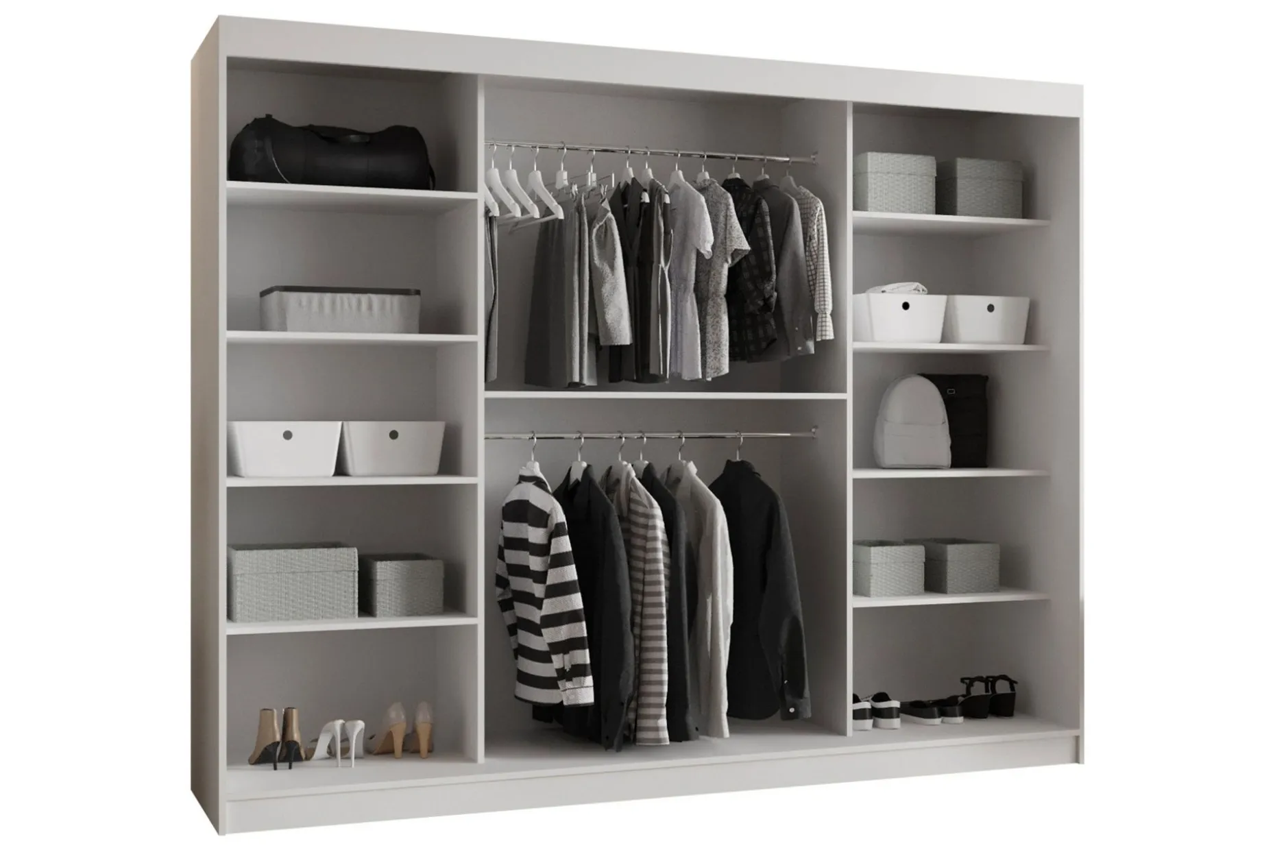 Tallmo Garderobe Med Speil 250x200 cm