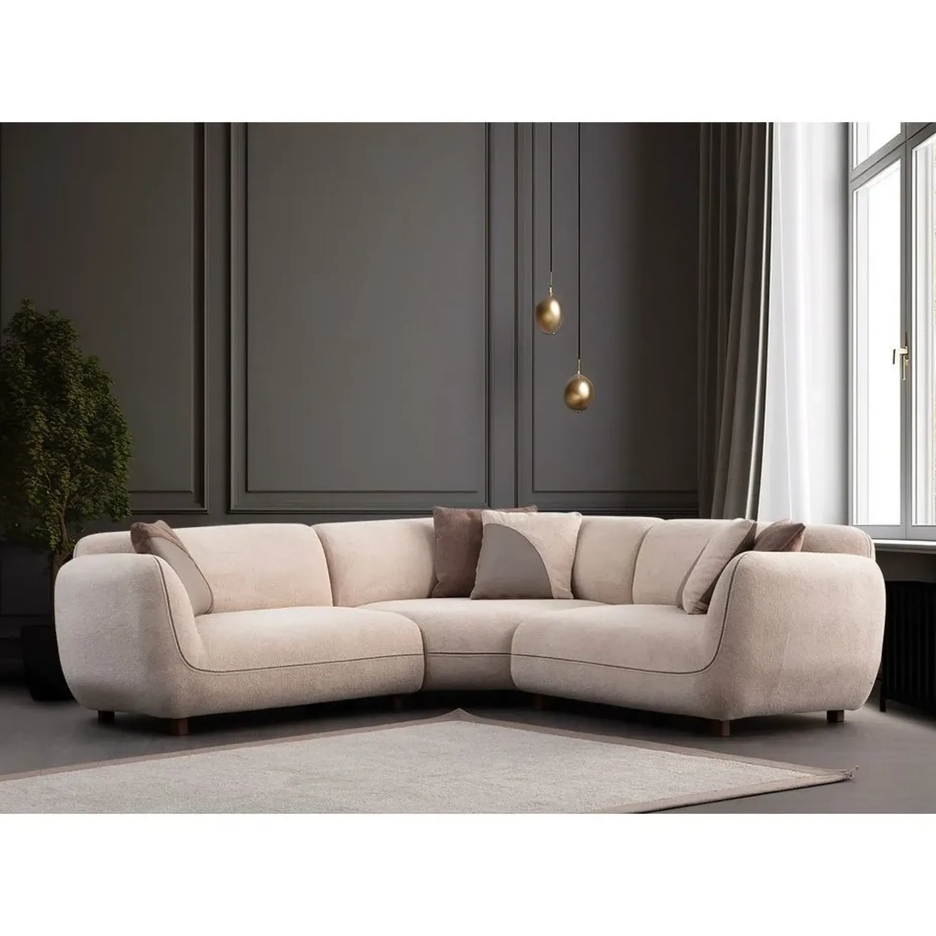 Talrosen 5-seters Hjørnesofa