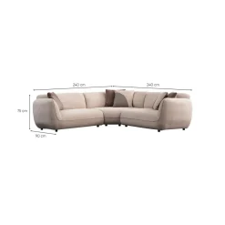 Talrosen 5-seters Hjørnesofa