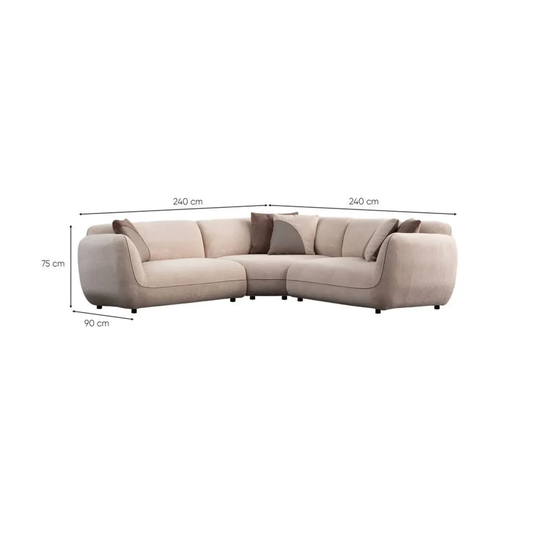Talrosen 5-seters Hjørnesofa