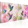 Tavle Colourful Hummingbirds (1 Part) Narrow 150X50