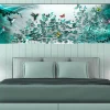 Tavle Hummingbirds Dance (1 Part) Turquoise Narrow 150X50