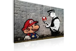 Tavle Mario And Cop By Banksy 120X80