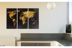 Tavle Om Verden Var En Ørken ... Triptych 90X60