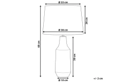 Tavolara Bordlampe 68 cm E27