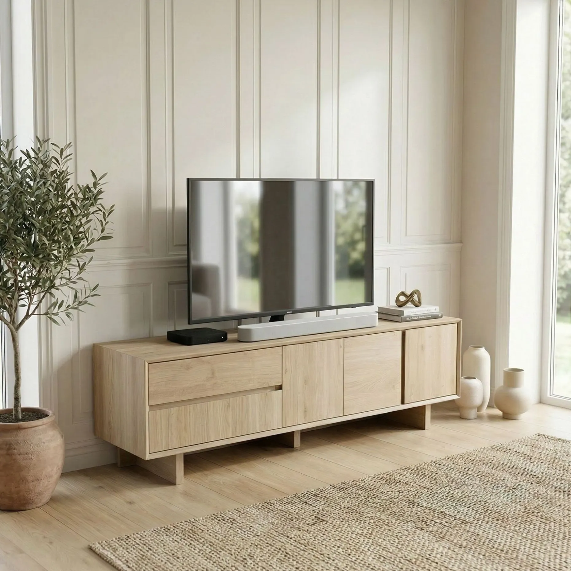 Tavon TV-benk 180x55x45 cm
