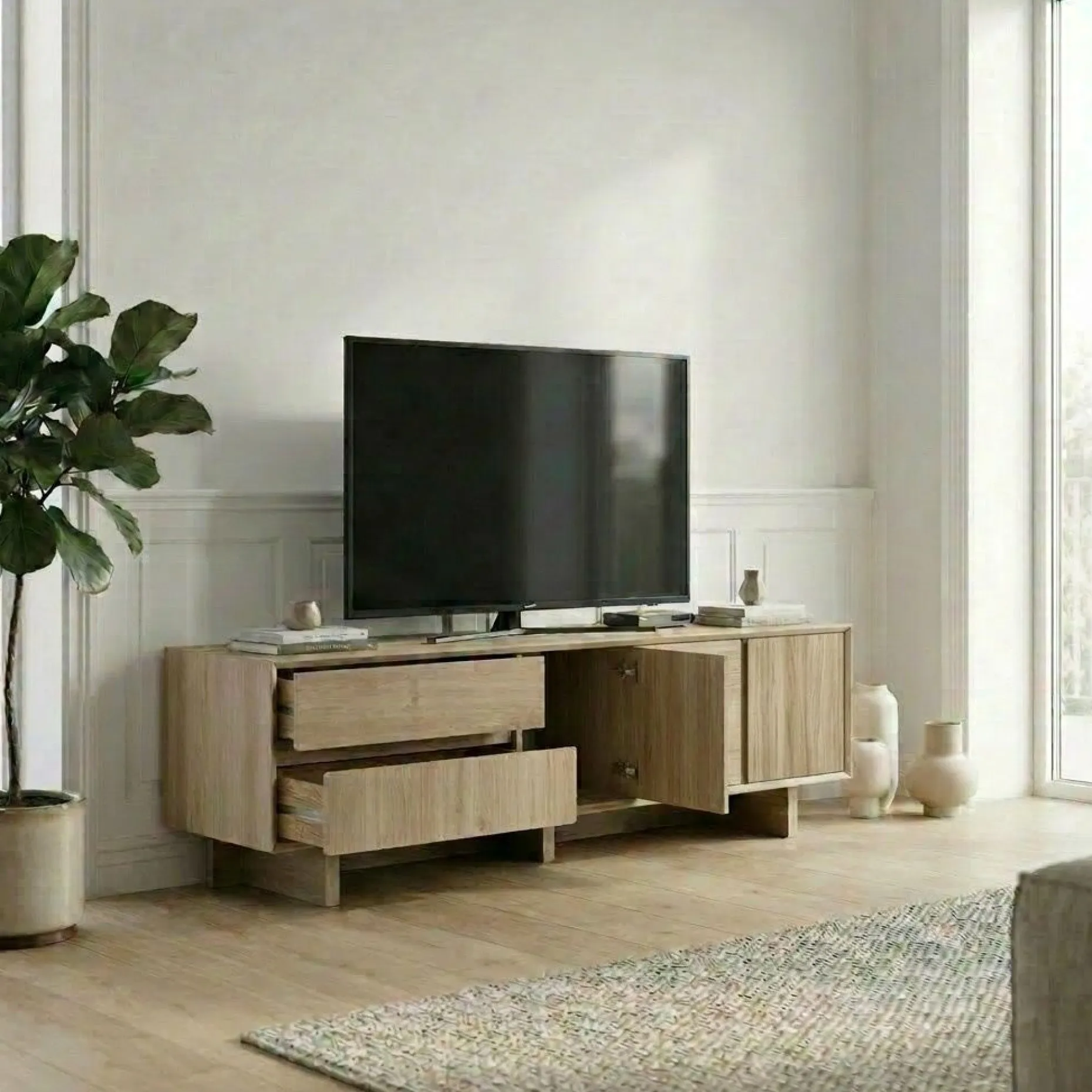 Tavon TV-benk 180x55x45 cm