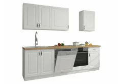 Templemore Möbelset För Kök & Matplats White/Wood