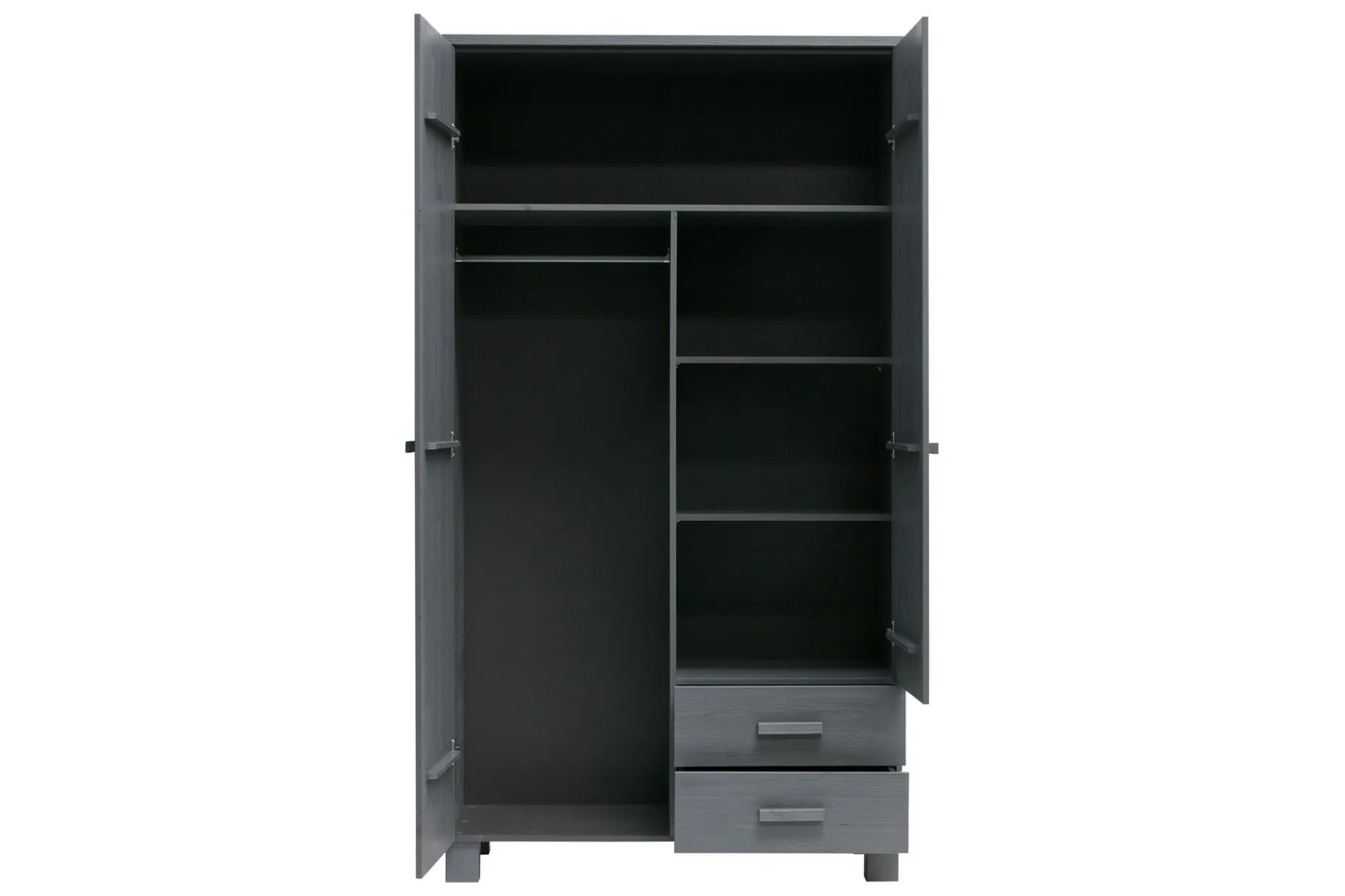 Tenney Garderobe med 2 Skuffer 111 cm