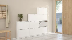 Tenor Skoskap med 2 rom 70x16x85 cm