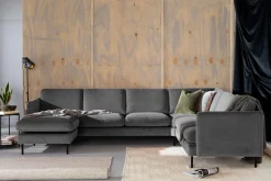 Teodin Hjørnesofa med Divan Venstre Fløyel