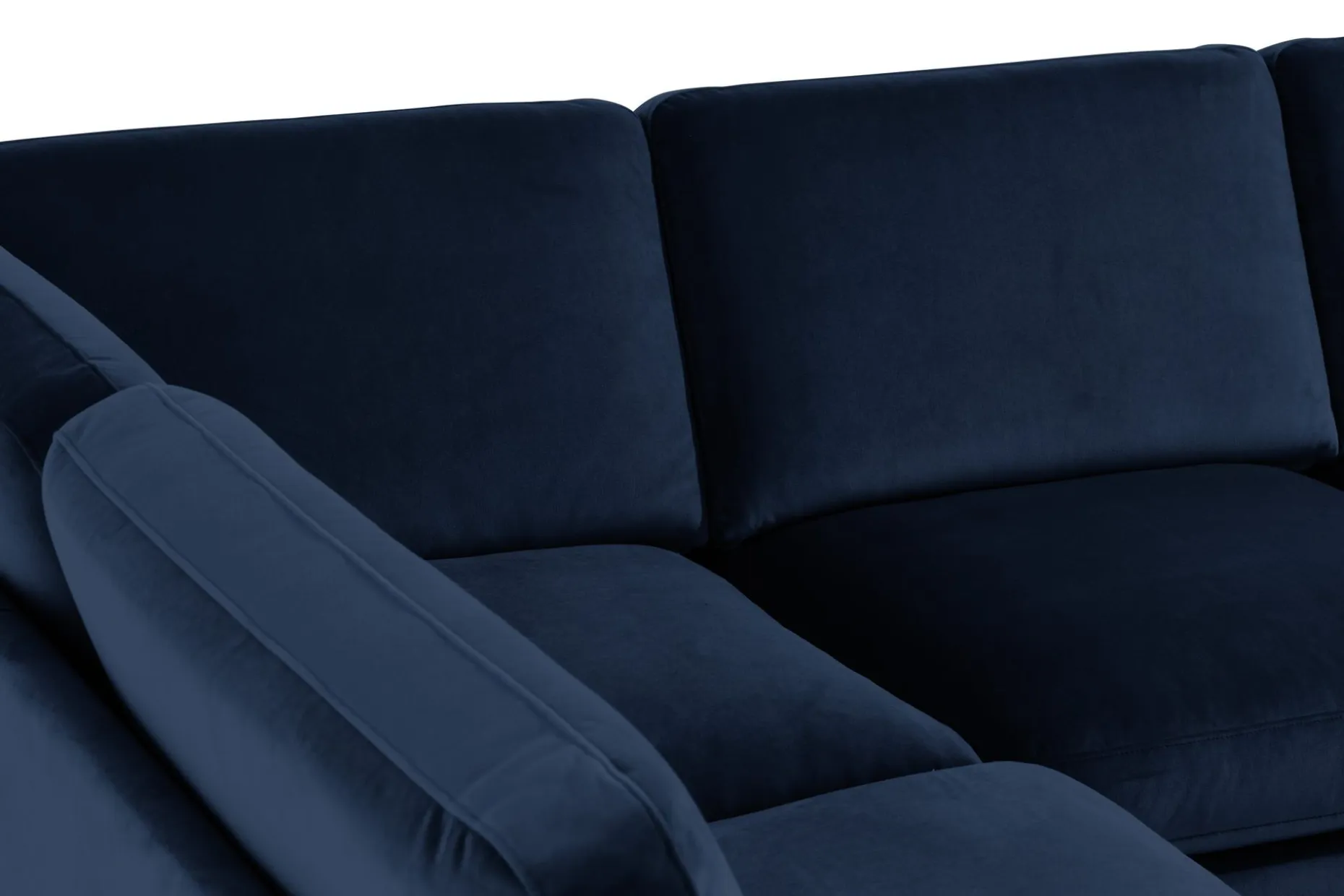 Teodin U-sofa med Divan Fløyel Høyre