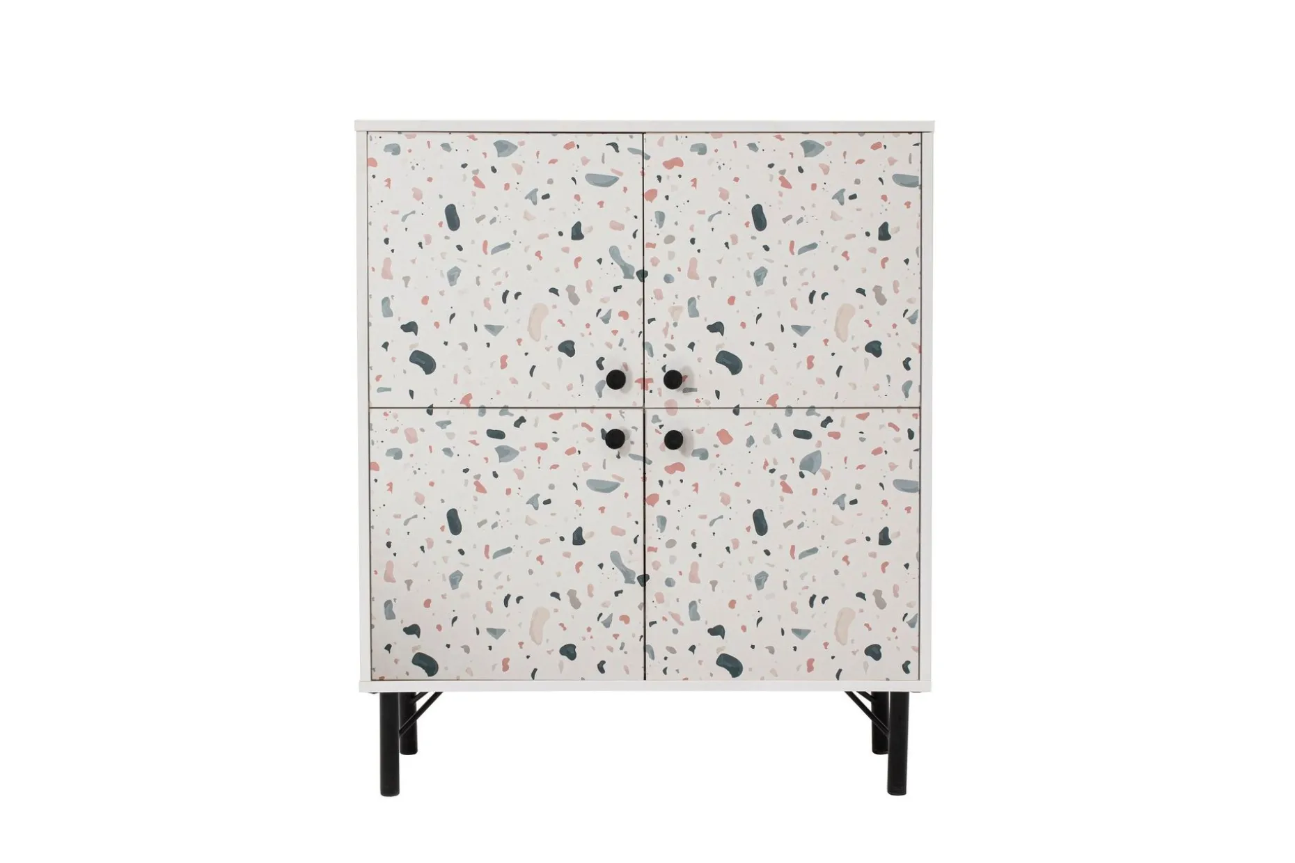 Terrazzo Highboard 95x111 cm Hvit
