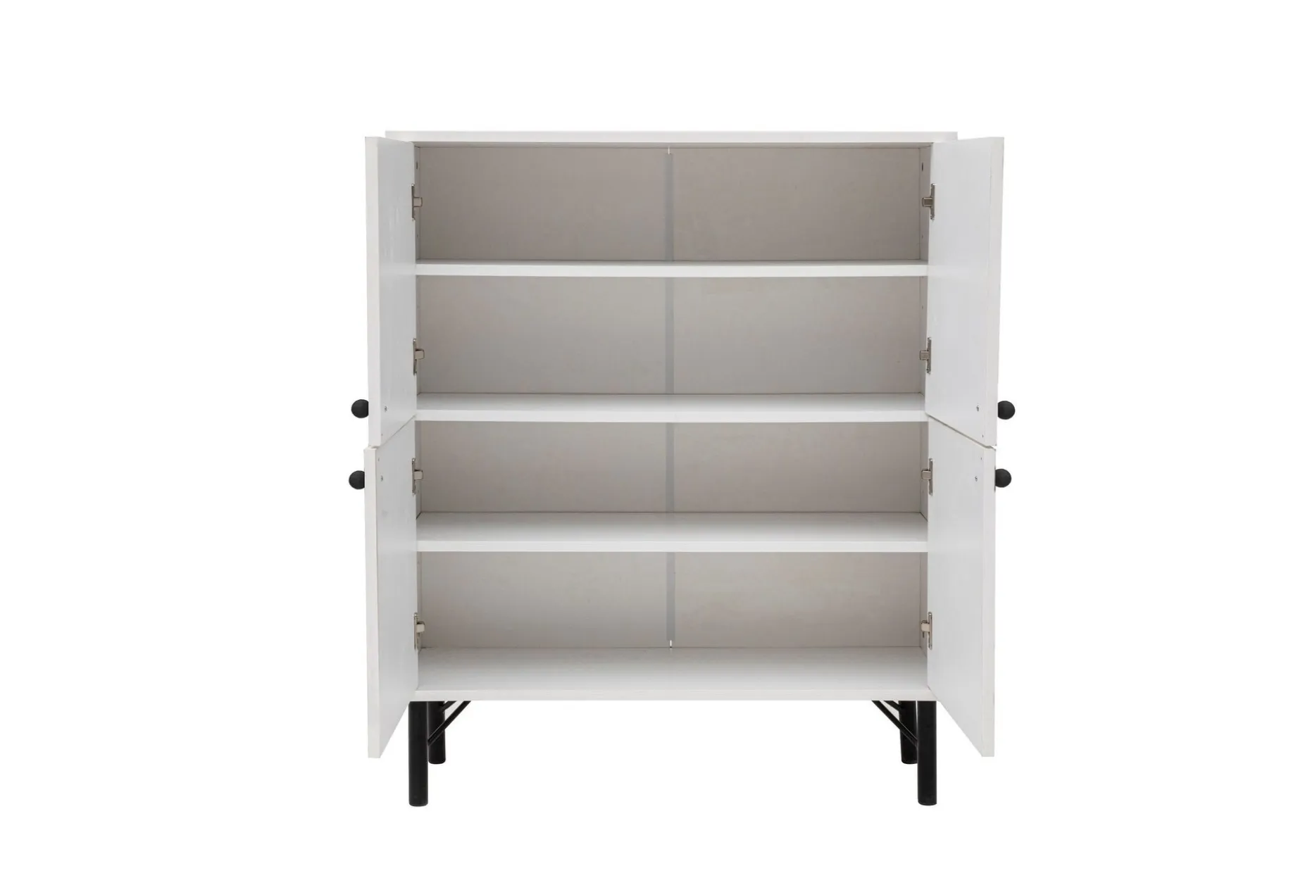 Terrazzo Highboard 95x111 cm Hvit