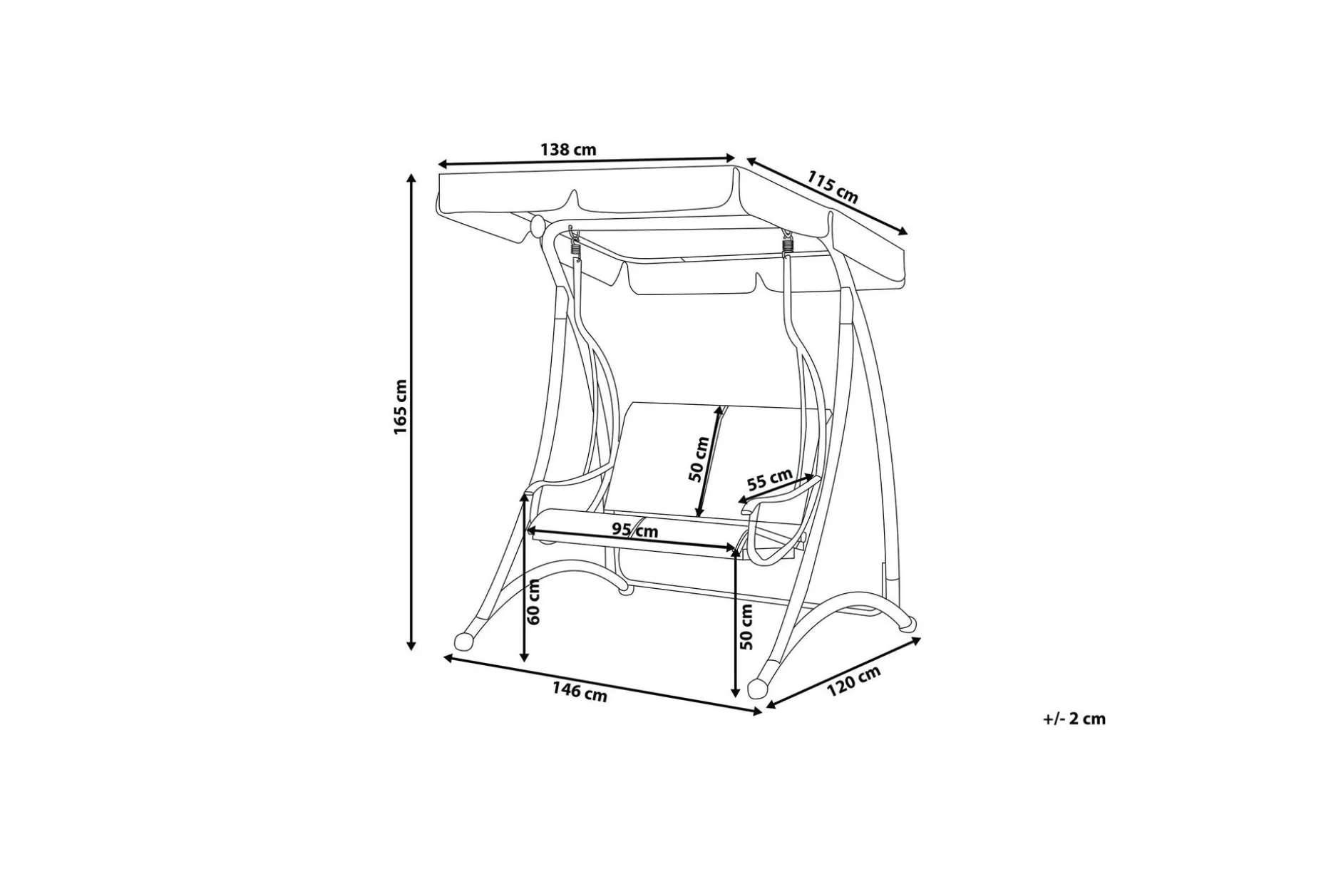 Tesero Hammock 146 cm
