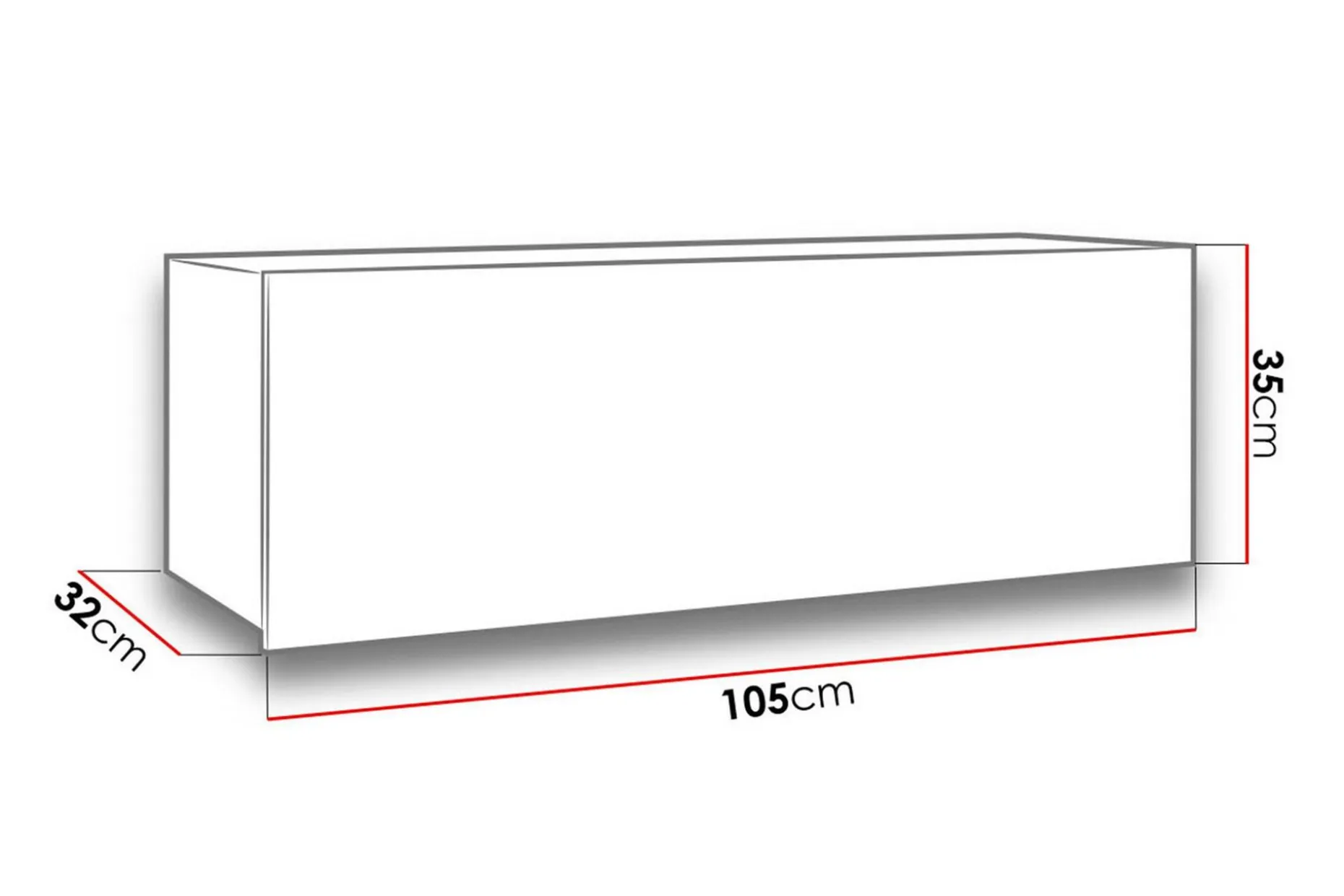 Tessan Veggskap 105 cm