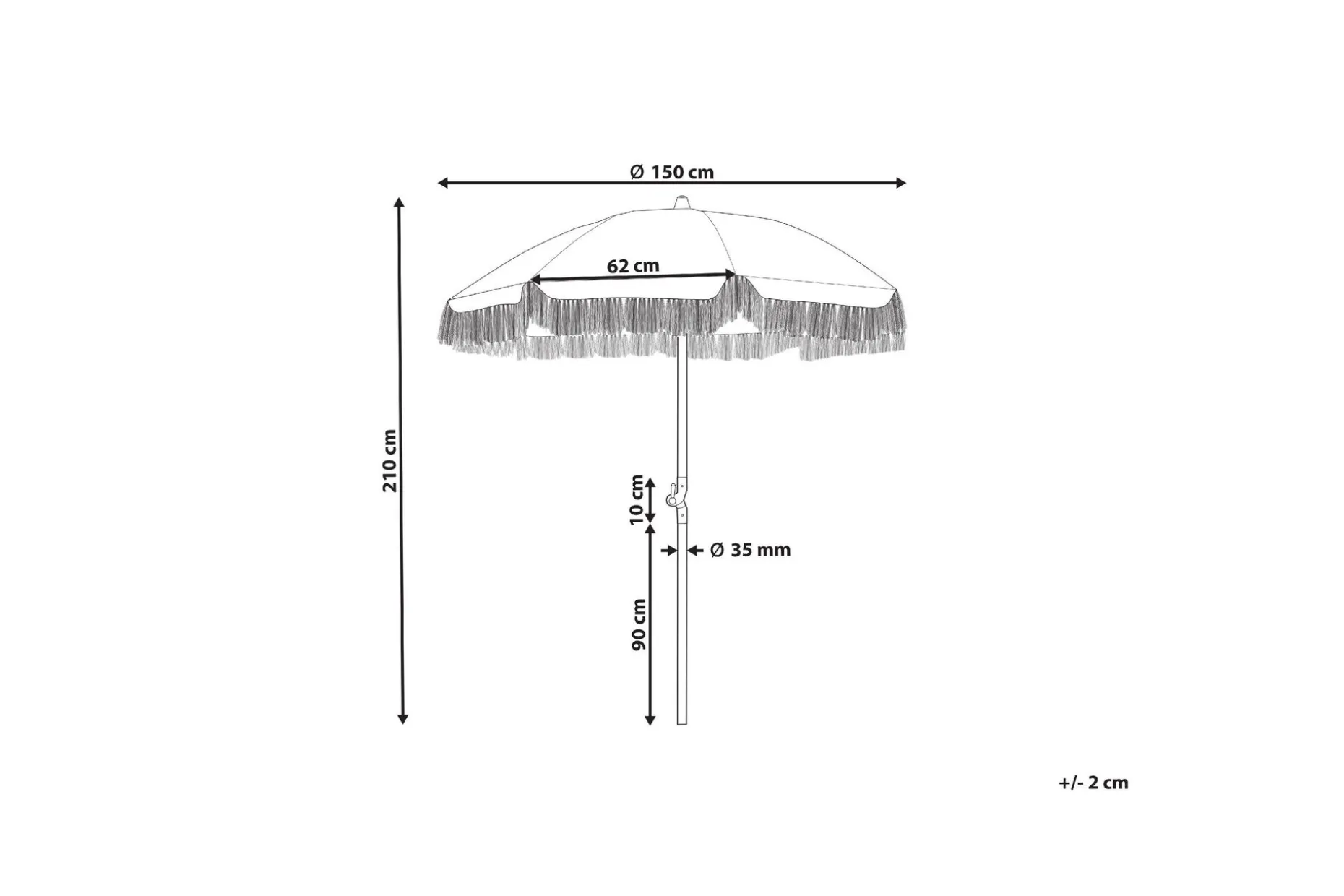 Teulon Parasol 150 cm