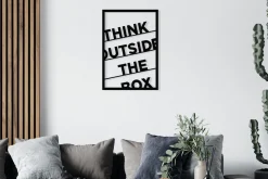 Think Outside The Box 50 cm Veggdekor
