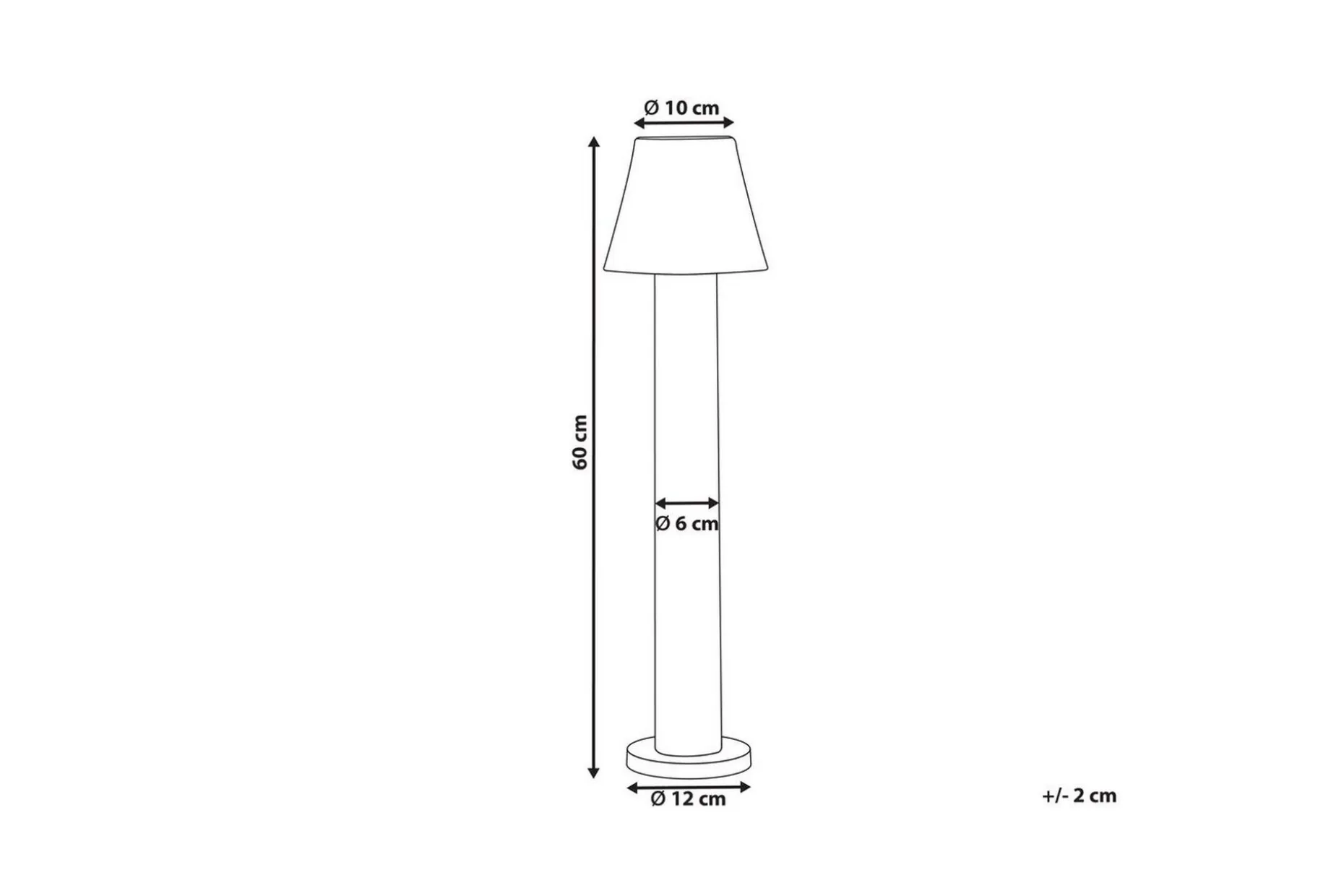 Thiralo LED Pullertlampe 60 cm