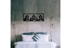 Three Monkeys L Veggdekor
