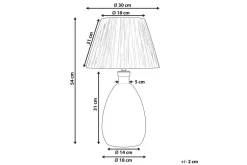 Tila Bordlampe 54 cm E27