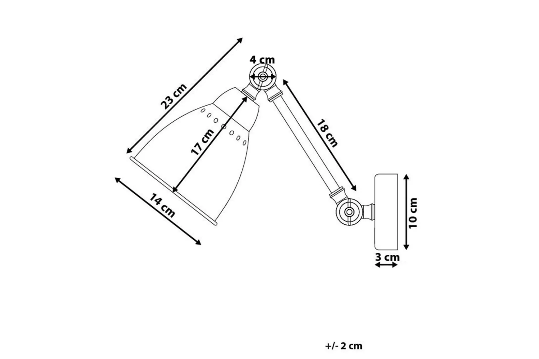 Tillatoba Vegglampe M 2-pk