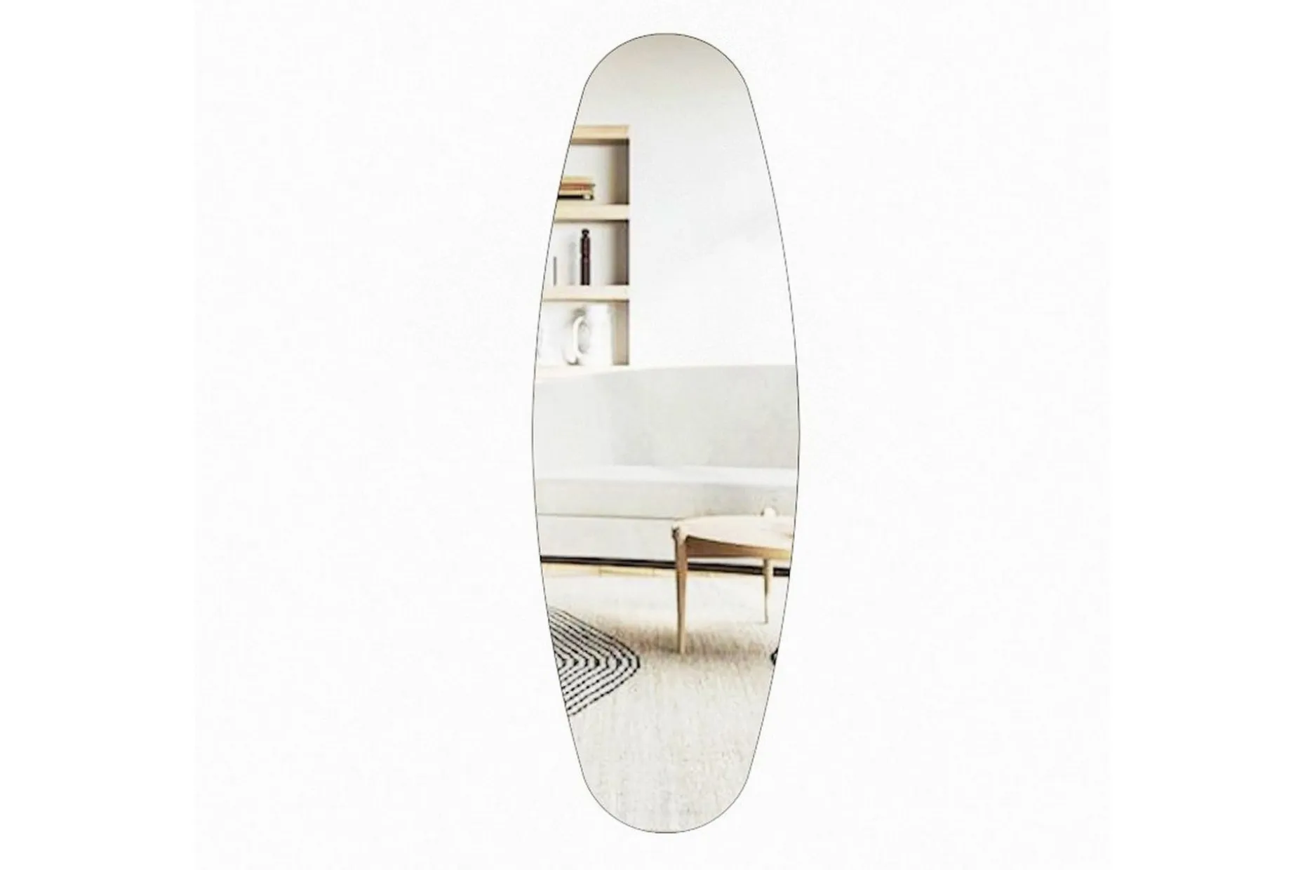 Toalettspeil Keiichi Transparent
