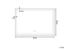 Tooms Speil LED 60x80 cm