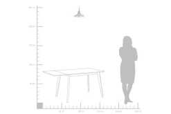 Torre Taklampe 26 cm