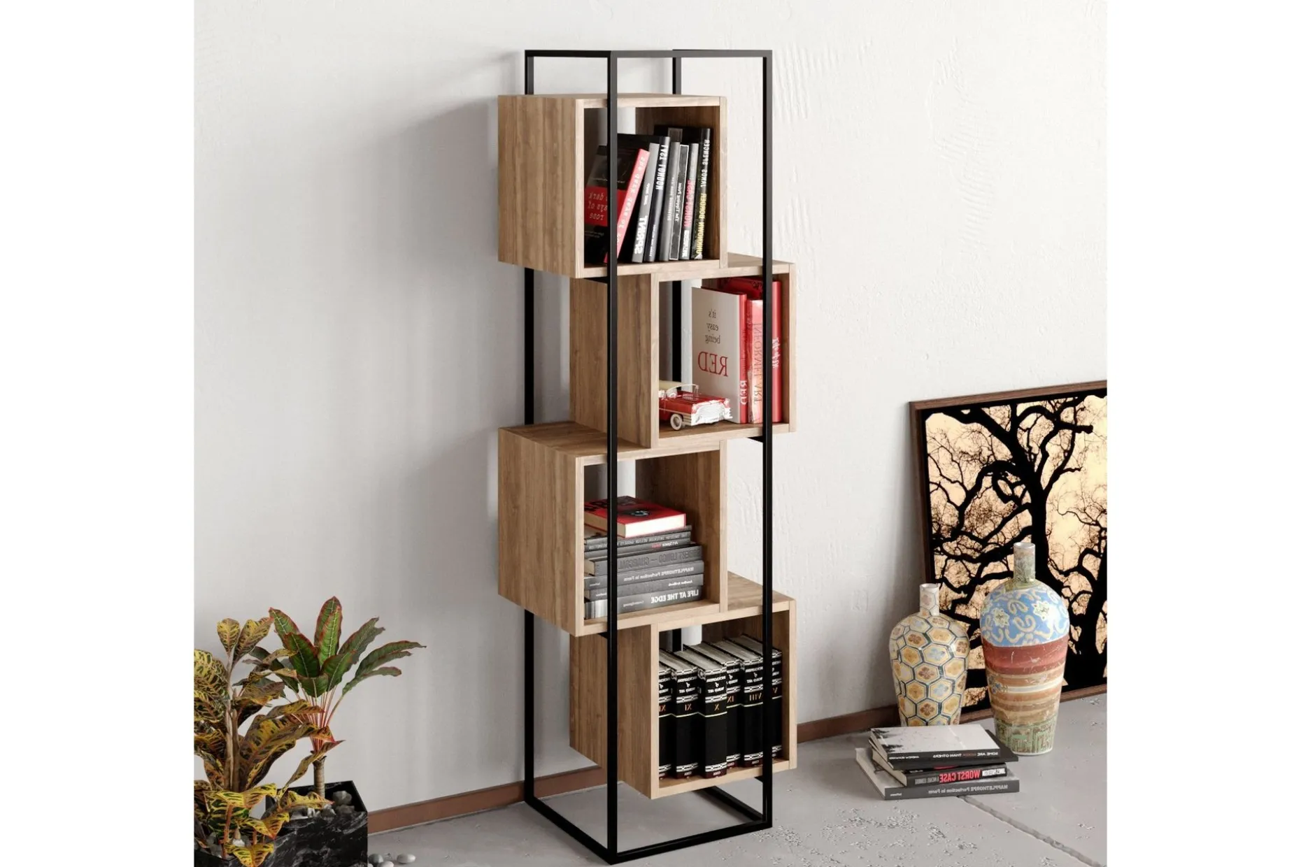 Tosches Bokhylle 52 cm