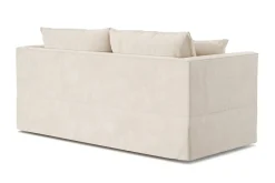 Travstad 3-seters sovesofa i chenille, fremoverutslått