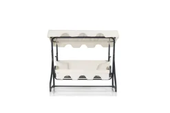 Tredobbelt hagestol Gowanda (200 x 165 x 110 cm) Hvit