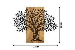 Tree Wooden Wall Accessory Veggdekor