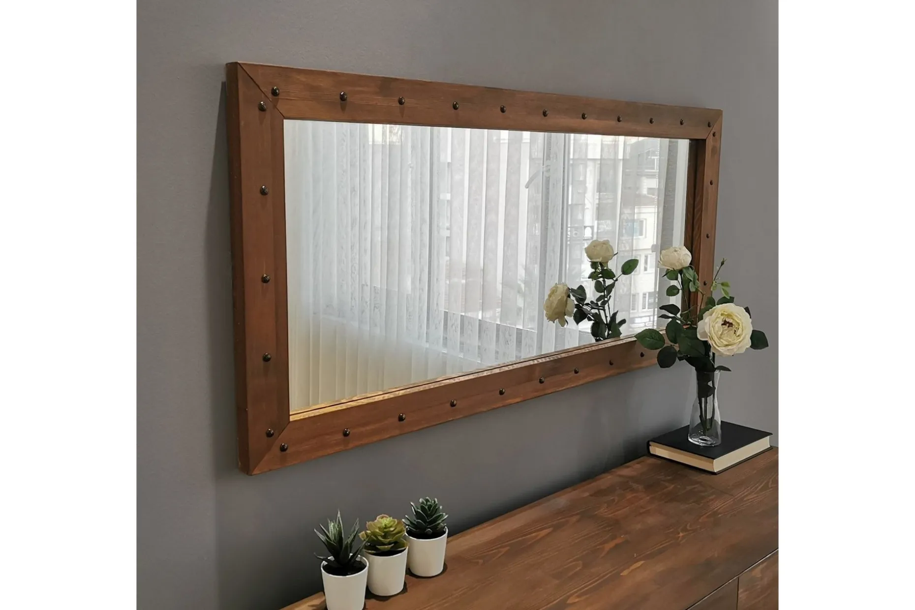 Trekell Dekorasjonsspeil 110 cm