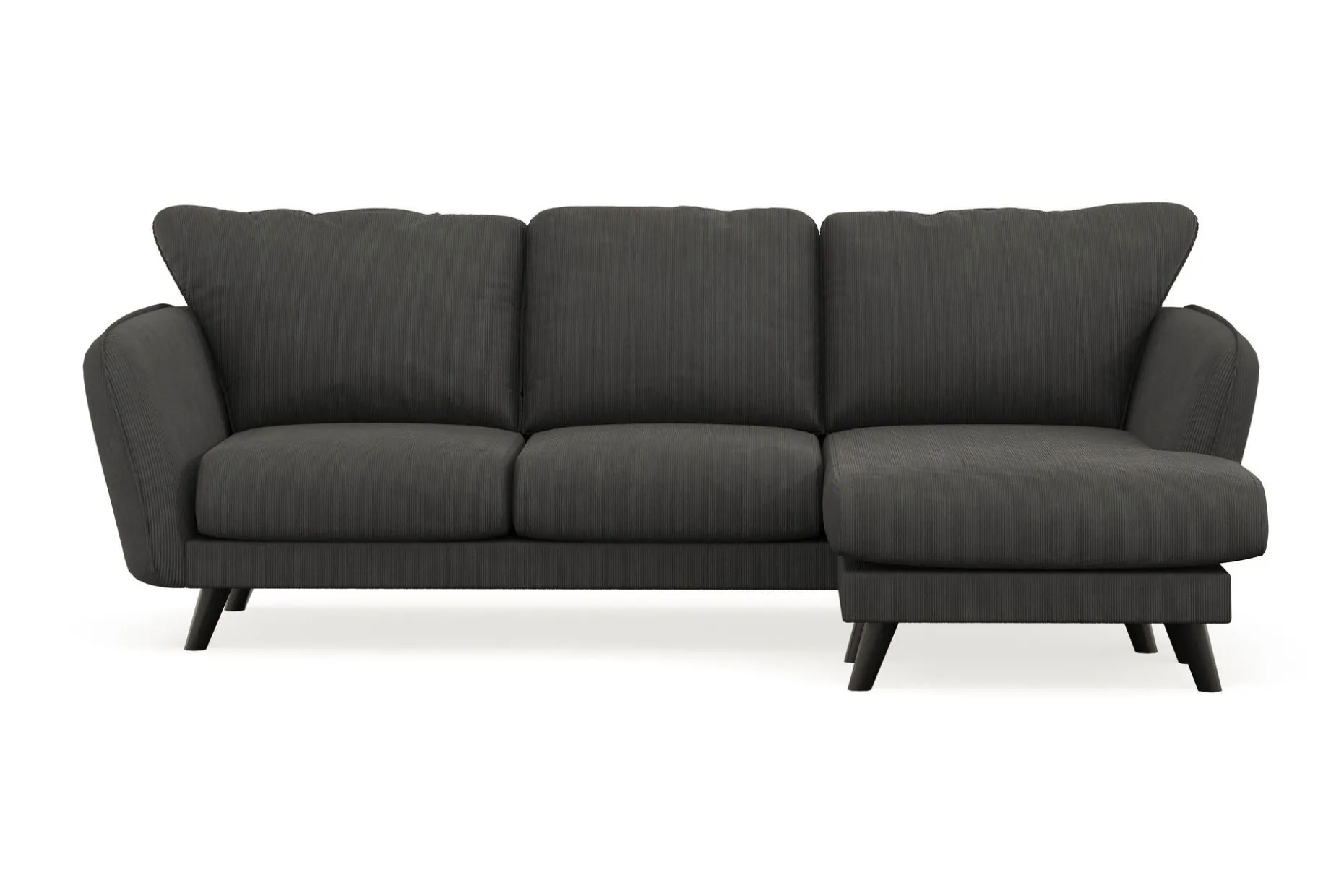 Trend Lyx 3-seters Høyrevendt L-formet Sjeselongsofa i Manchester