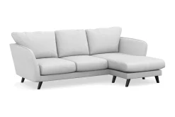 Trend Lyx 3-seters Høyrevendt L-formet Sjeselongsofa i Stoff