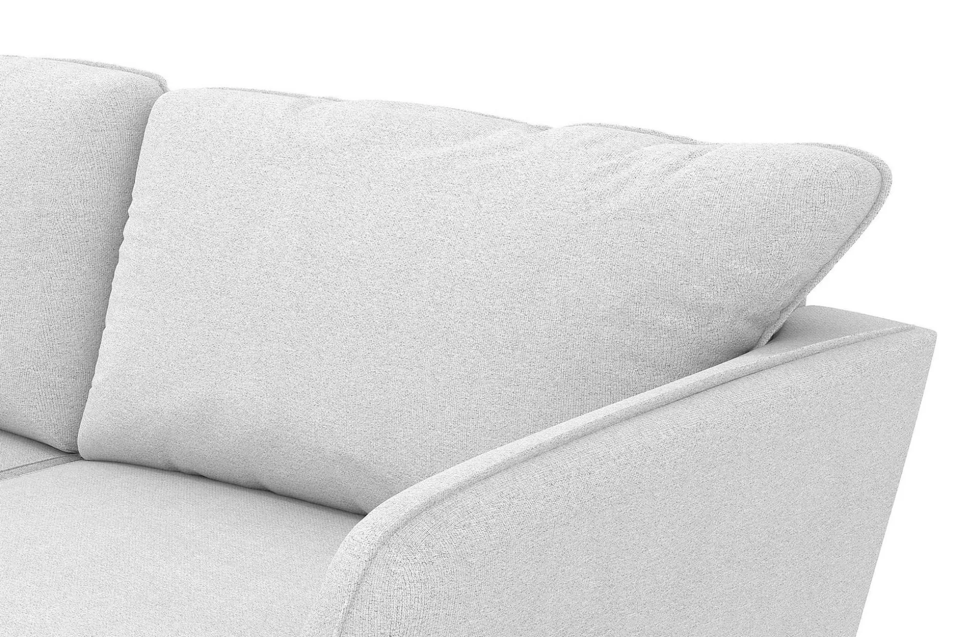 Trend Lyx 4-seters Høyrevendt U-formet Sofa med Divan og Sjeselong i Stoff