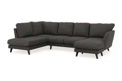 Trend Lyx 4-seters Høyrevendt U-formet Sofa med Divan og Sjeselong i Manchester